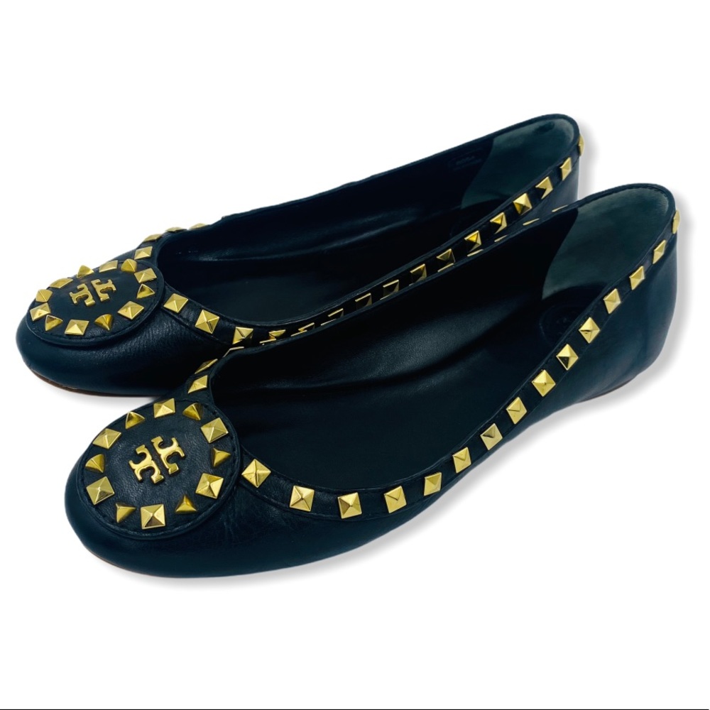 Tory Burch Dale Black studded Flats